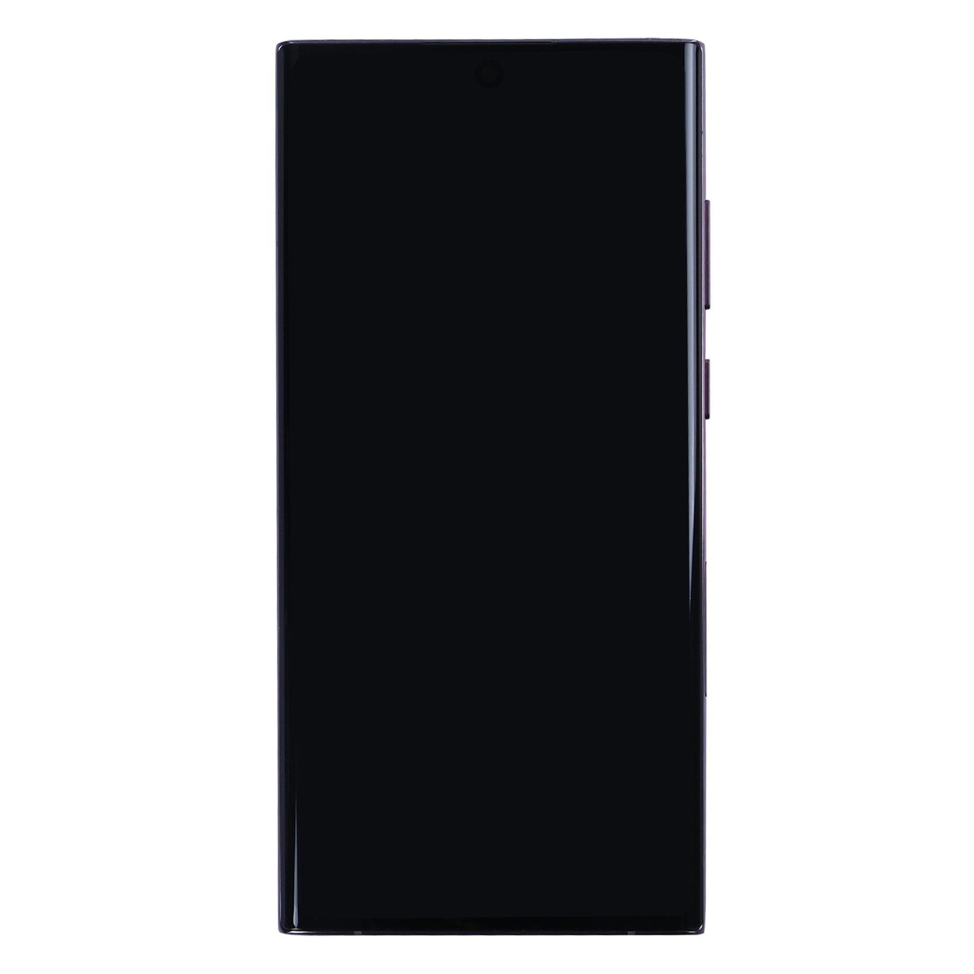 Samsung Galaxy S22 Ultra S908B Display And Digitizer With Frame Burgundy Soft-OLED