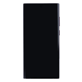 Samsung Galaxy S22 Ultra S908B Display And Digitizer With Frame Burgundy Soft-OLED
