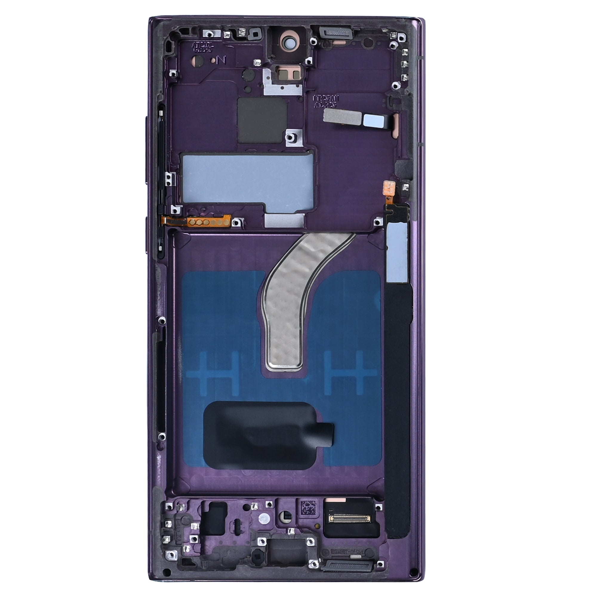 Samsung Galaxy S22 Ultra S908B Display And Digitizer With Frame Burgundy Soft-OLED
