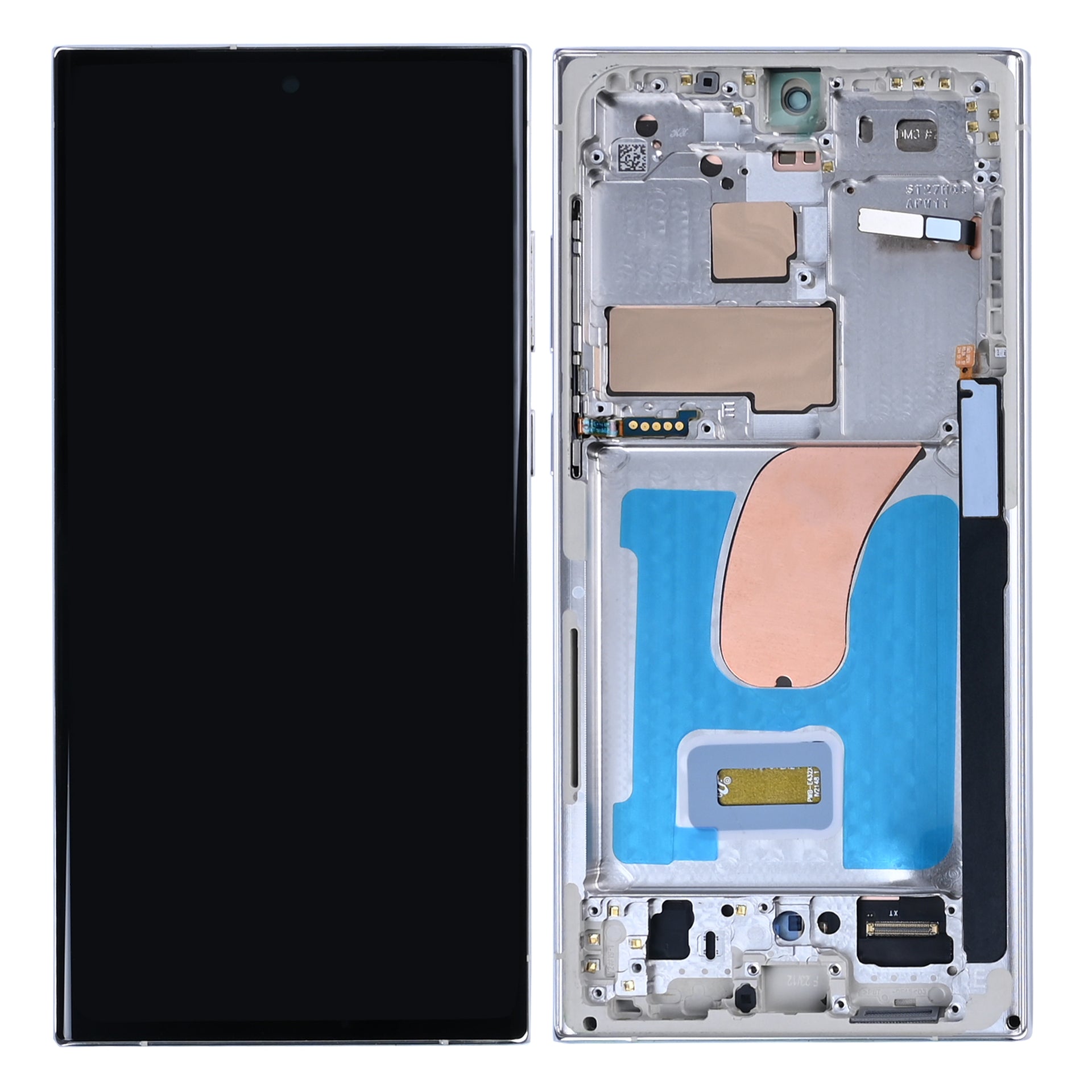 Samsung Galaxy S23 Ultra S918B Display And Digitizer With Frame Cream Soft-OLED