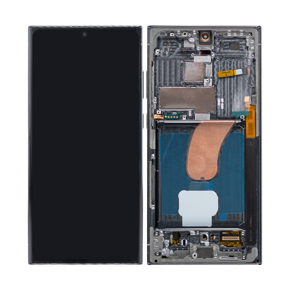 Samsung Galaxy S23 Ultra S918B Display And Digitizer With Frame Green Soft-OLED