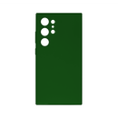 Rixus For Samsung Galaxy S24 Ultra 5G S928B Soft TPU Phone Case Dark With MagSafe Green