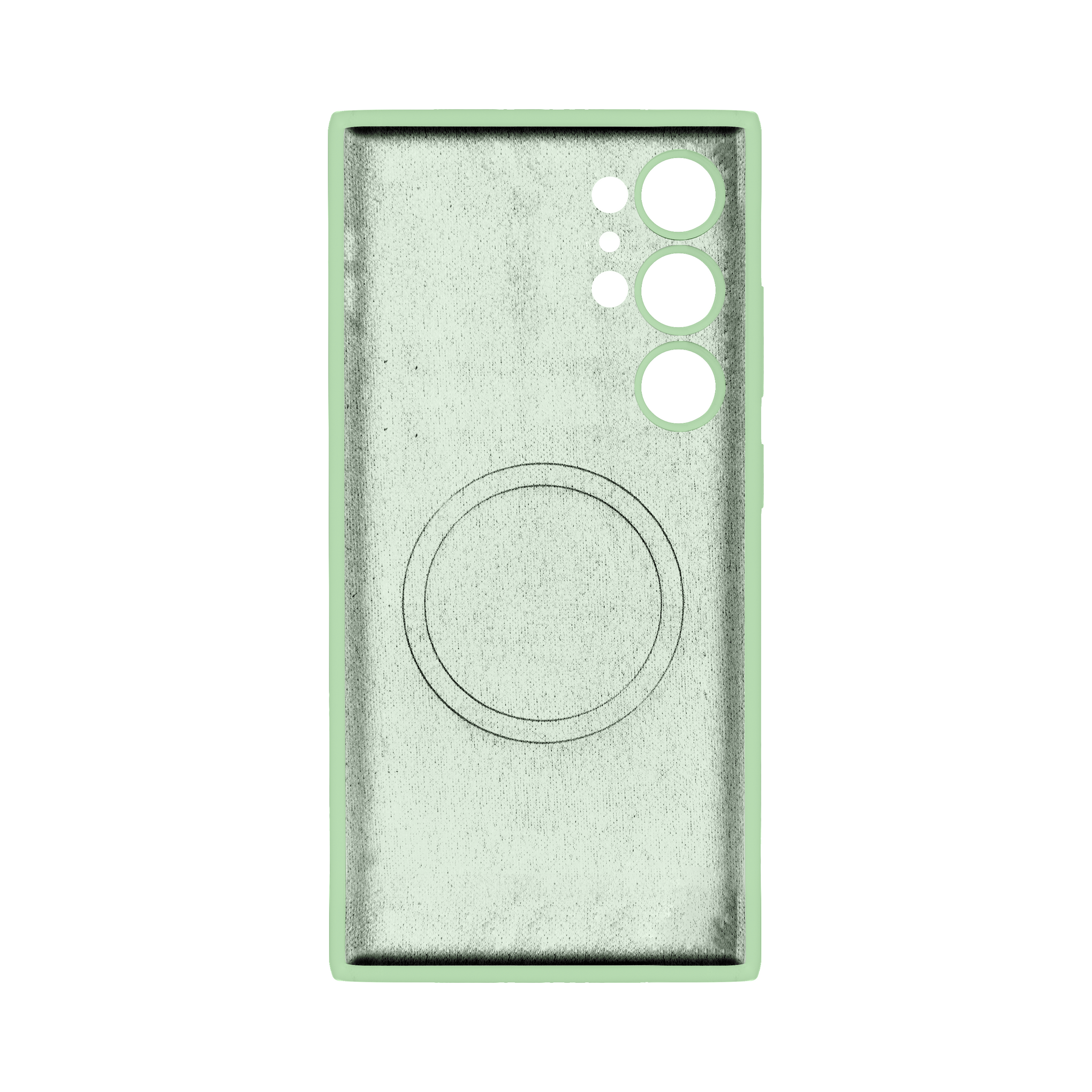 Rixus Soft TPU Phone Case Dark With MagSafe Compatible For Samsung Galaxy S24 Ultra Matcha