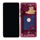 Samsung Galaxy Note 10 Lite N770F Display And Digitizer With Frame Aura Red SOFT-OLED