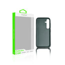 Rixus TPU Necklace Cord Cover For Samsung Galaxy S24 Plus Dark Green
