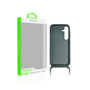 Rixus For Samsung Galaxy S24 Plus 5G S926B TPU Necklace Cord Cover Matcha