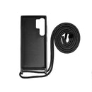 Rixus TPU Necklace Cord Cover For Samsung Galaxy S24 Ultra Black