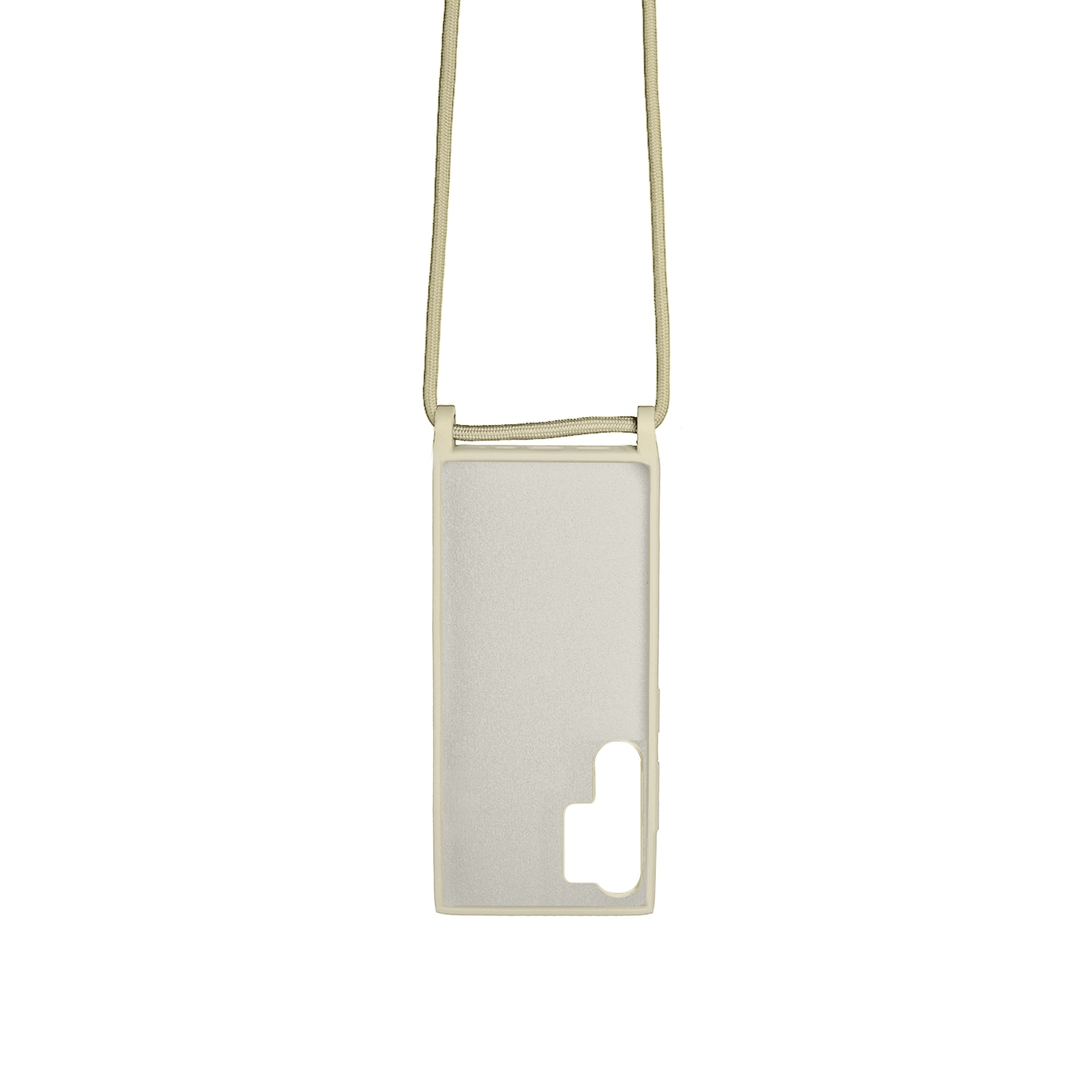 Rixus TPU Necklace Cord Cover For Samsung Galaxy S24 Ultra Gold