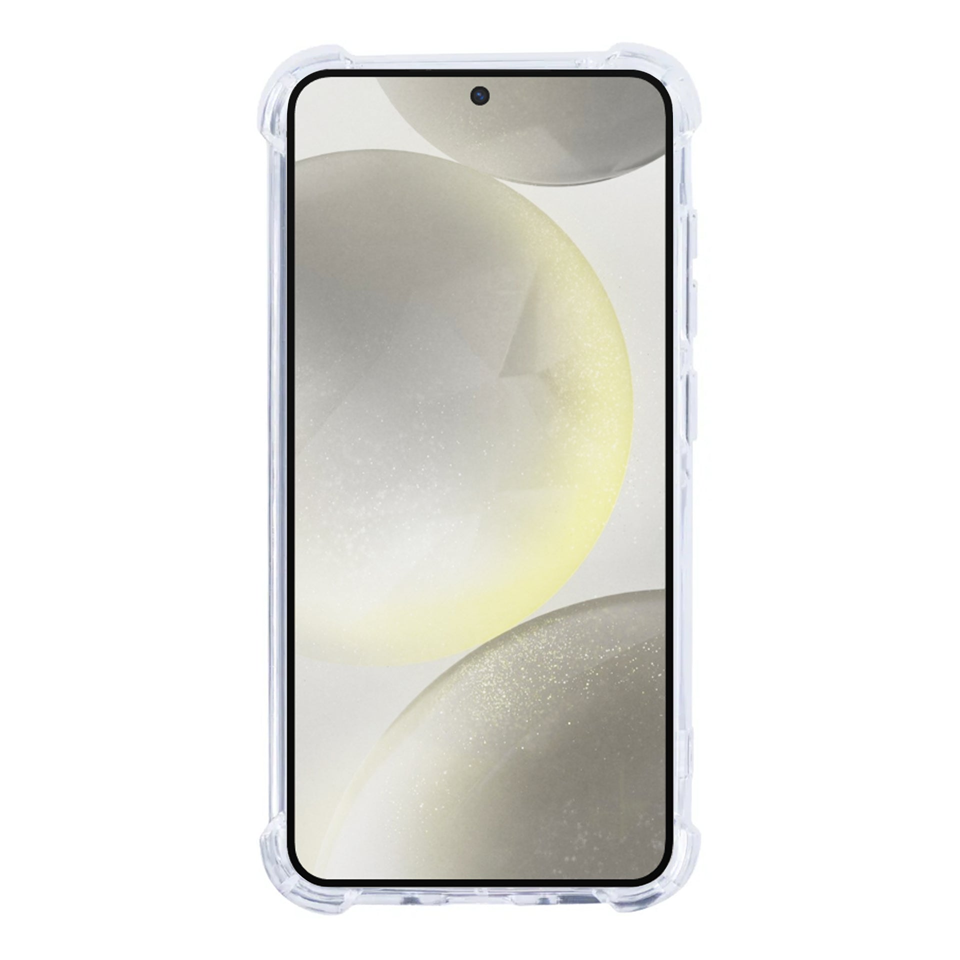 Rixus Anti-Burst Case For Samsung Galaxy S24, S25 Transparent