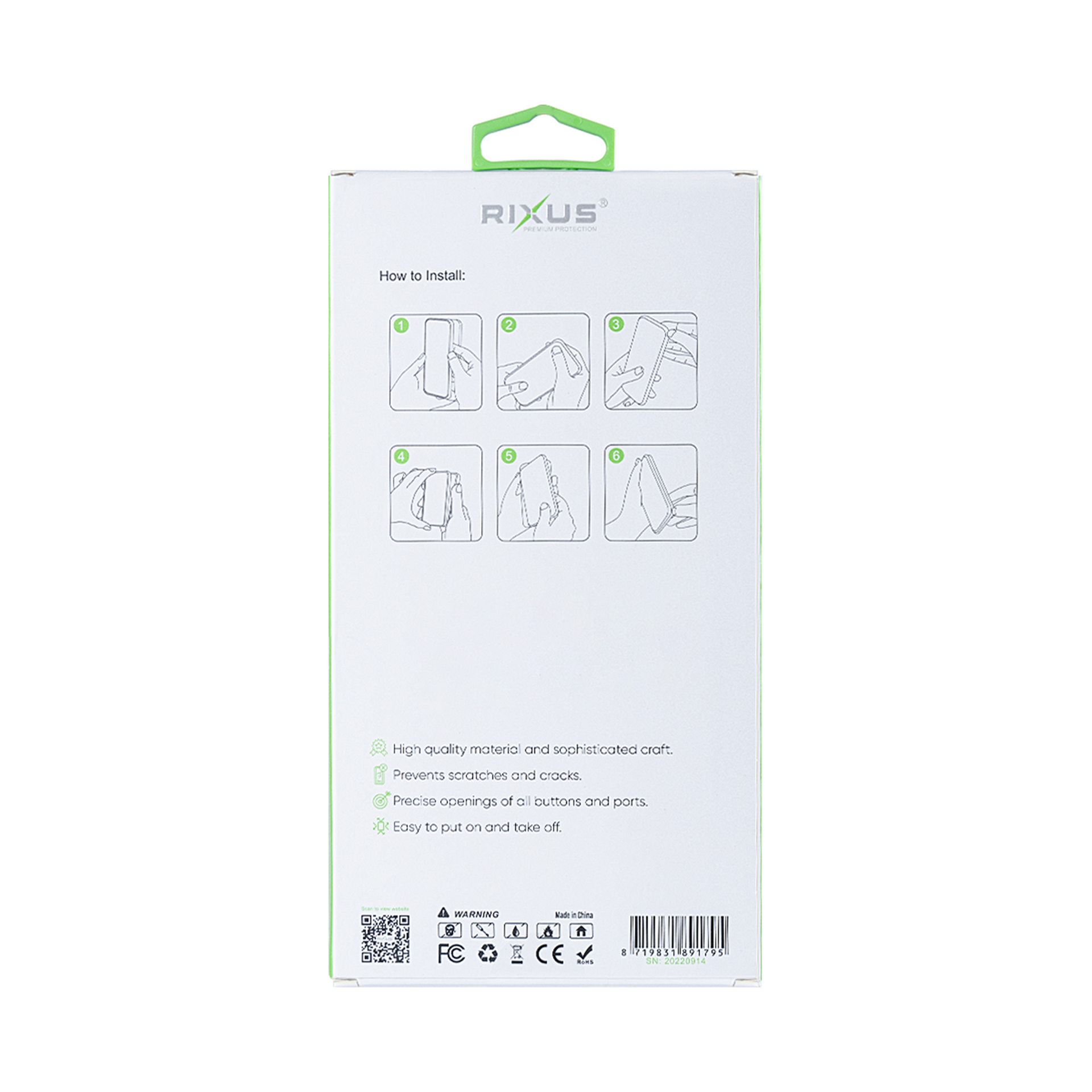 Rixus Anti-Burst Case For Samsung Galaxy S24, S25 Transparent