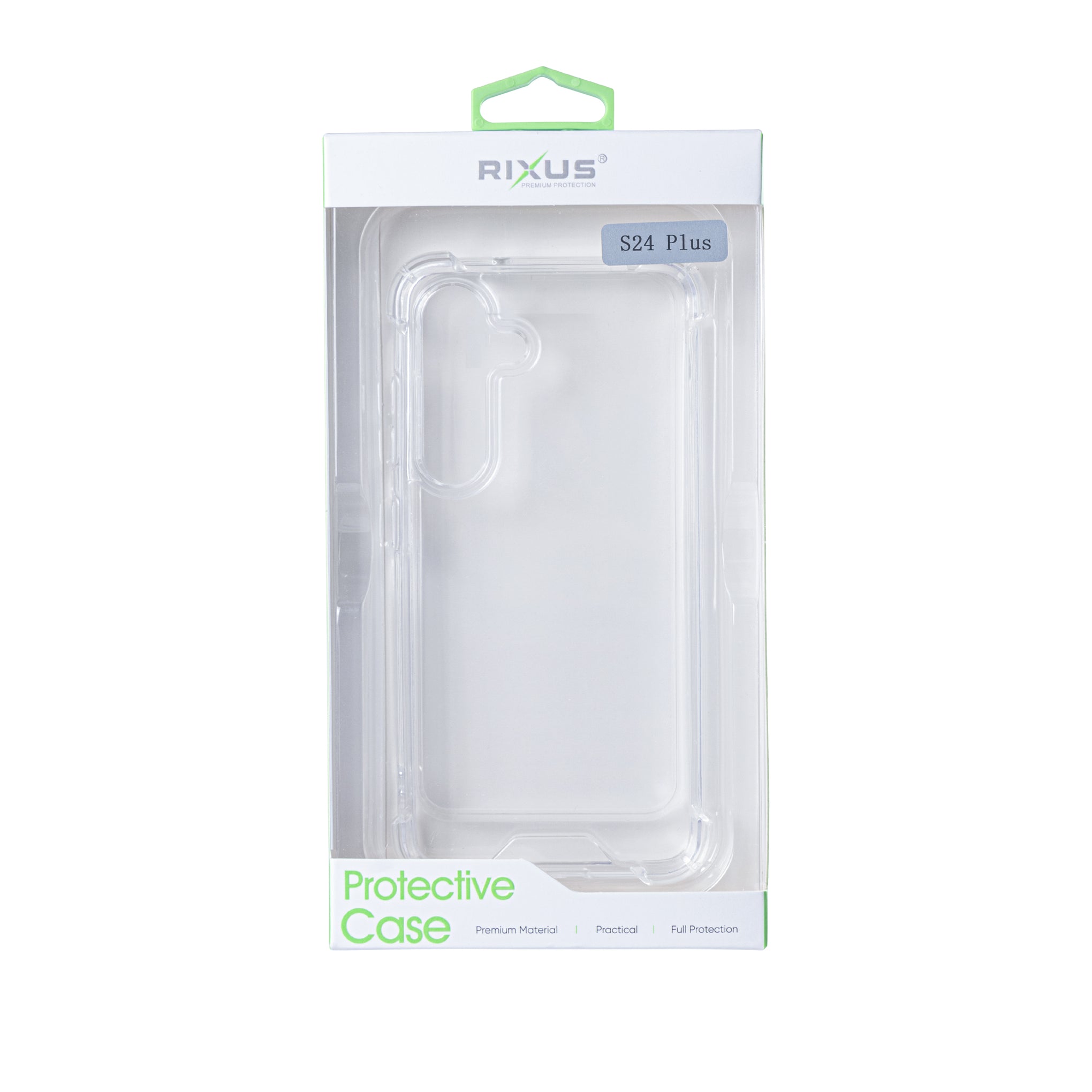 Rixus Anti-Burst Case For Samsung Galaxy S24 Plus, S25 Plus Transparent
