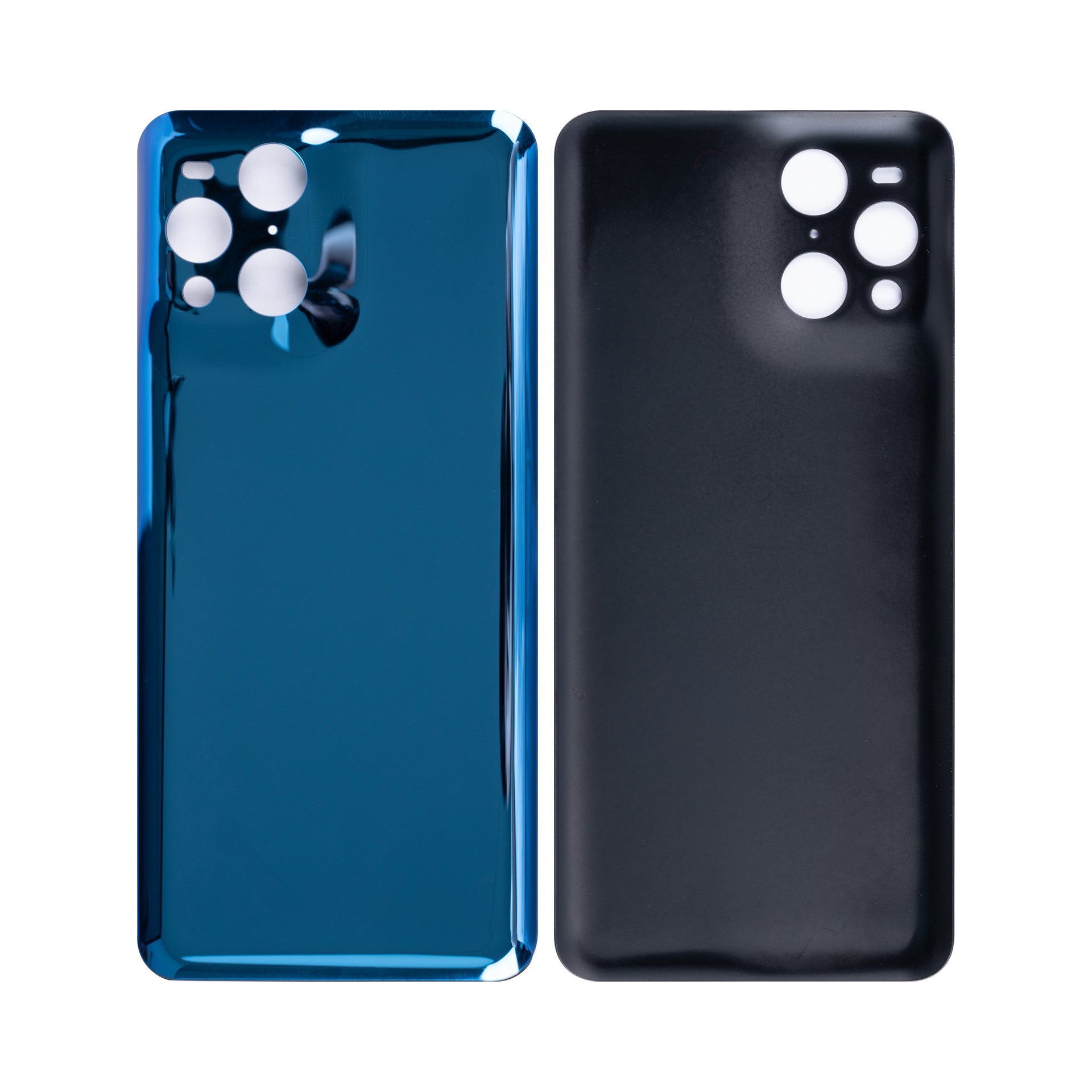 Oppo Find X3 Pro Back Cover Without Lens Blue OEM