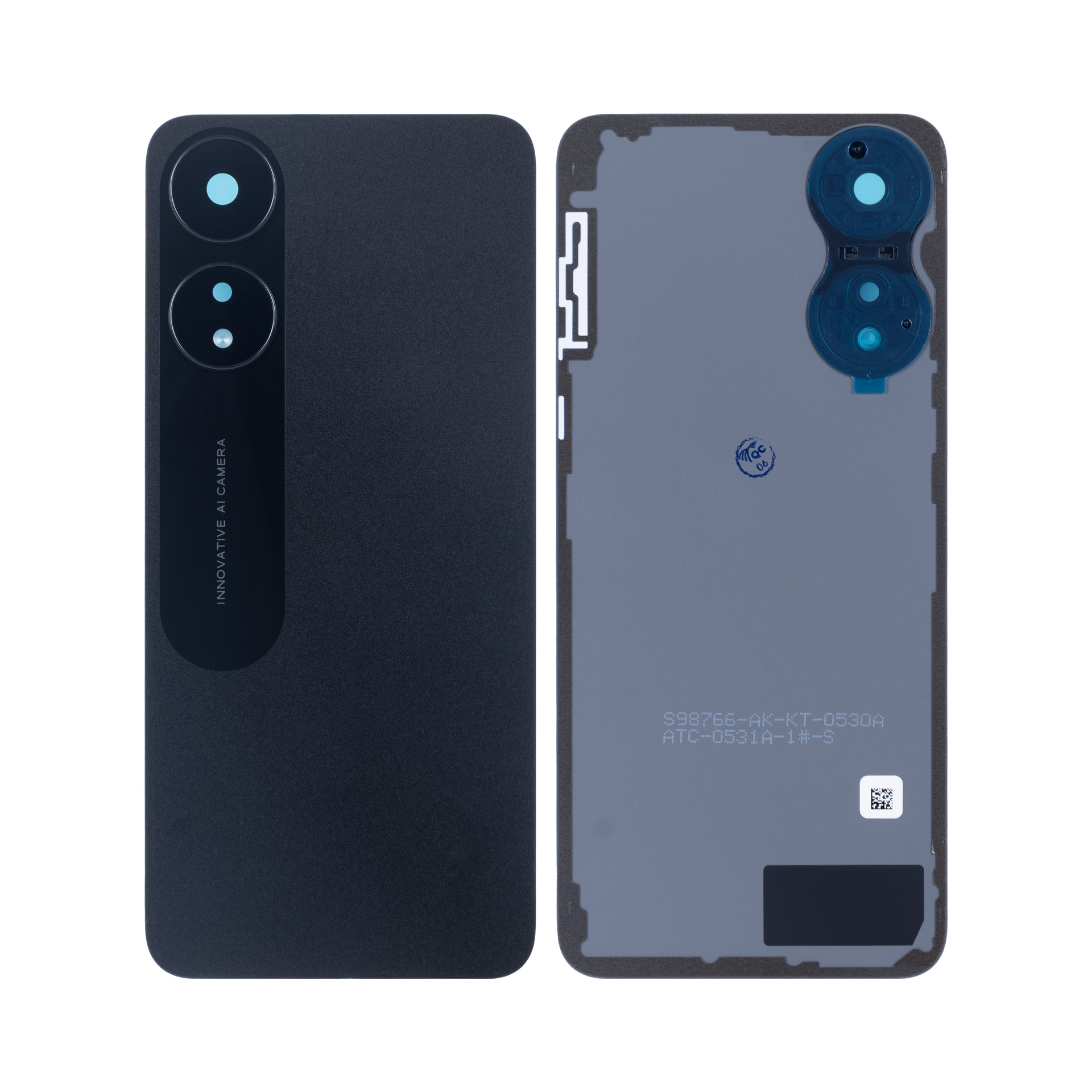 Oppo A58 5G Back Cover With Lens Black OEM
