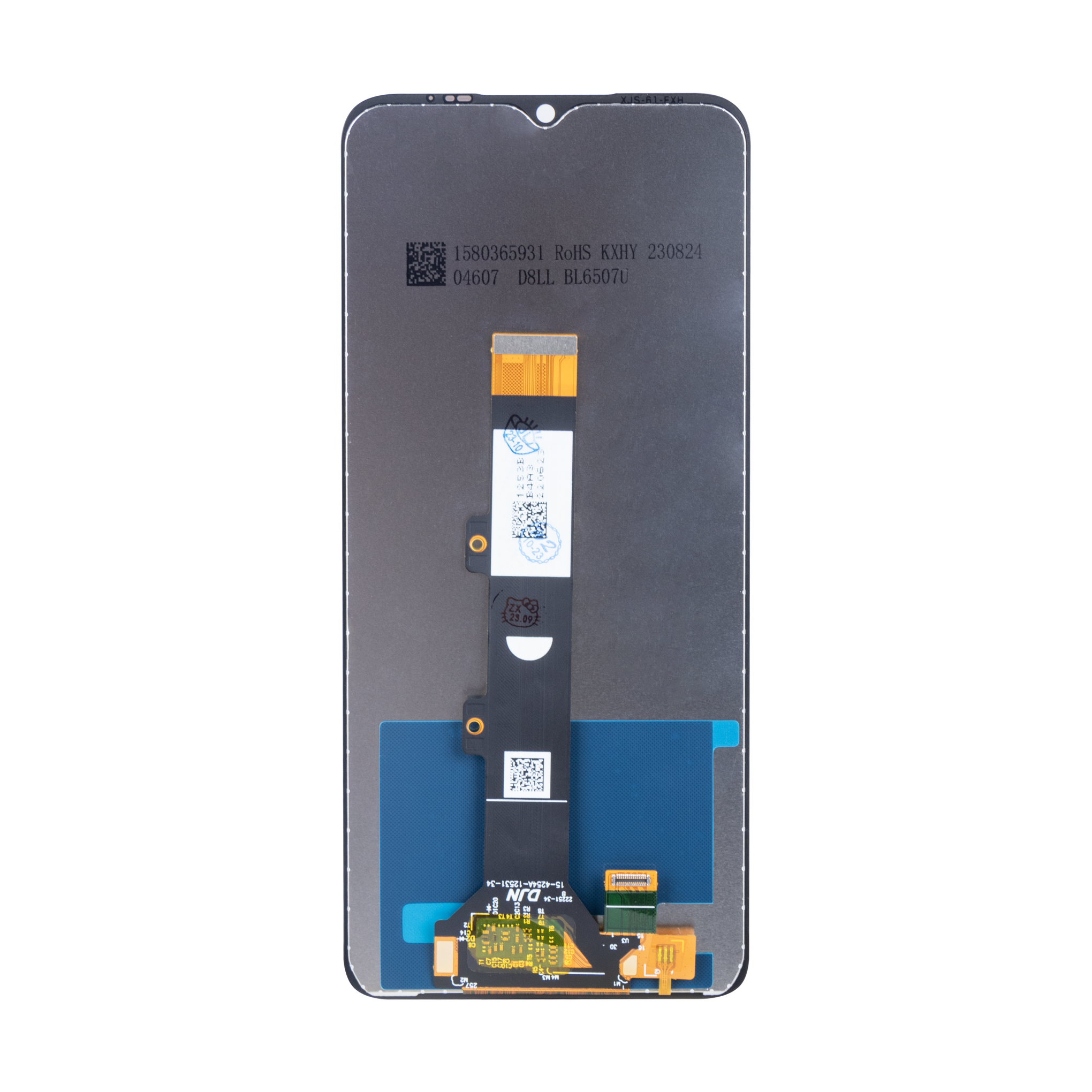 Motorola Moto E22i Display And Digitizer Without Frame Black OEM
