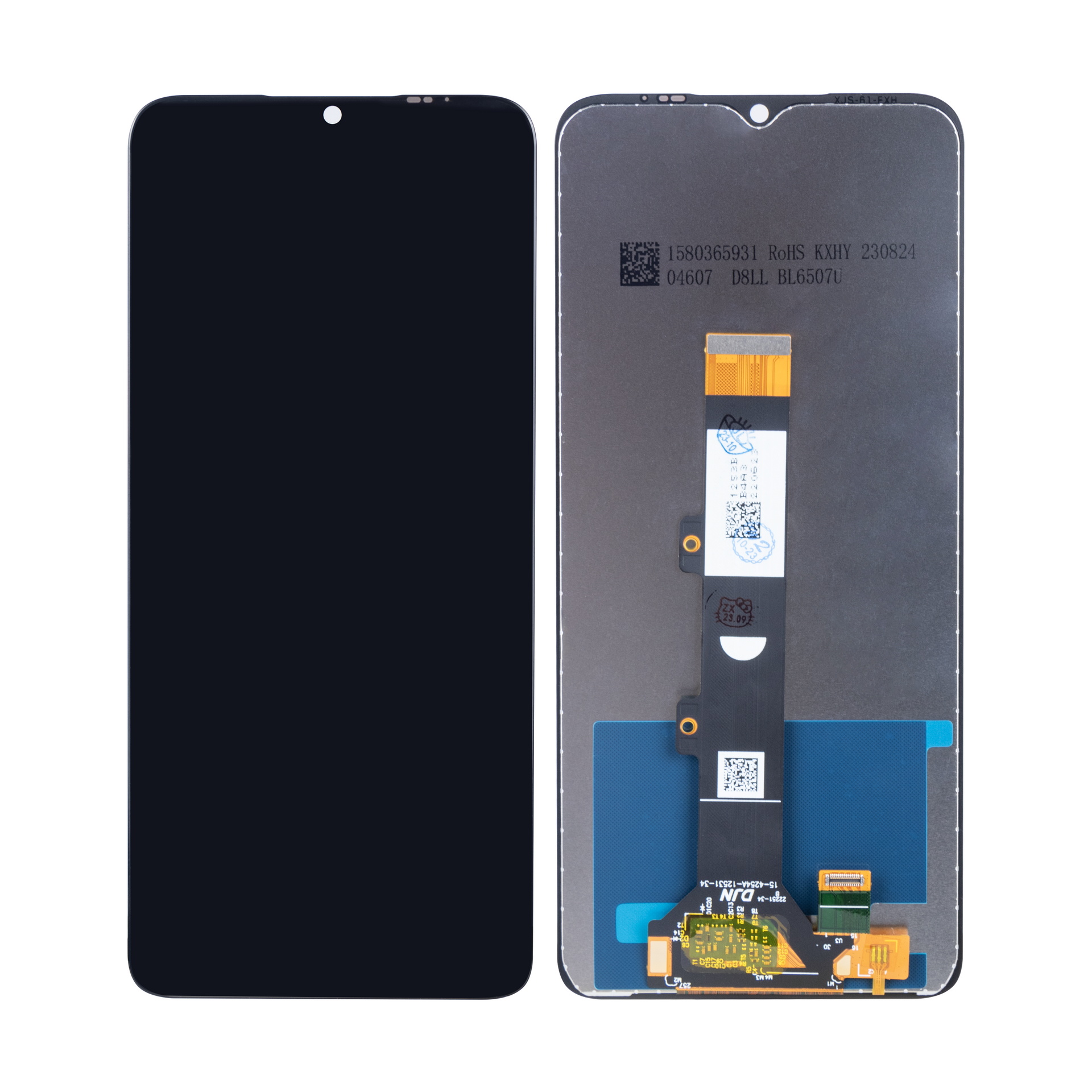 Motorola Moto E22i Display And Digitizer Without Frame Black OEM