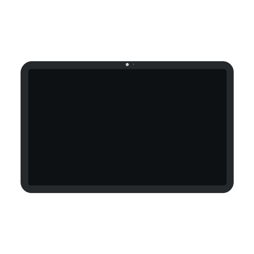 Nokia T20 Display And Digitizer Without Frame Black OEM