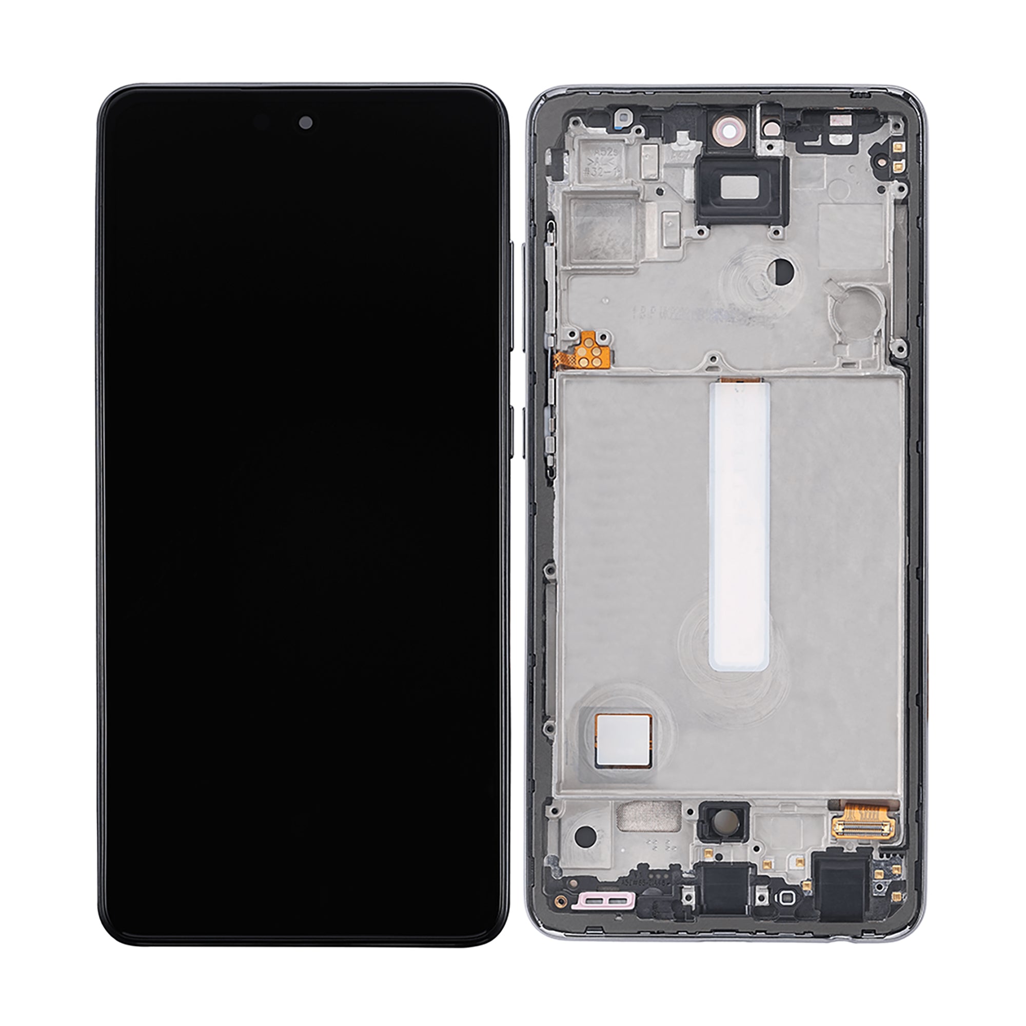 Samsung Galaxy A52 4G A525F Display And Digitizer With Frame Awesome Black Soft-OLED