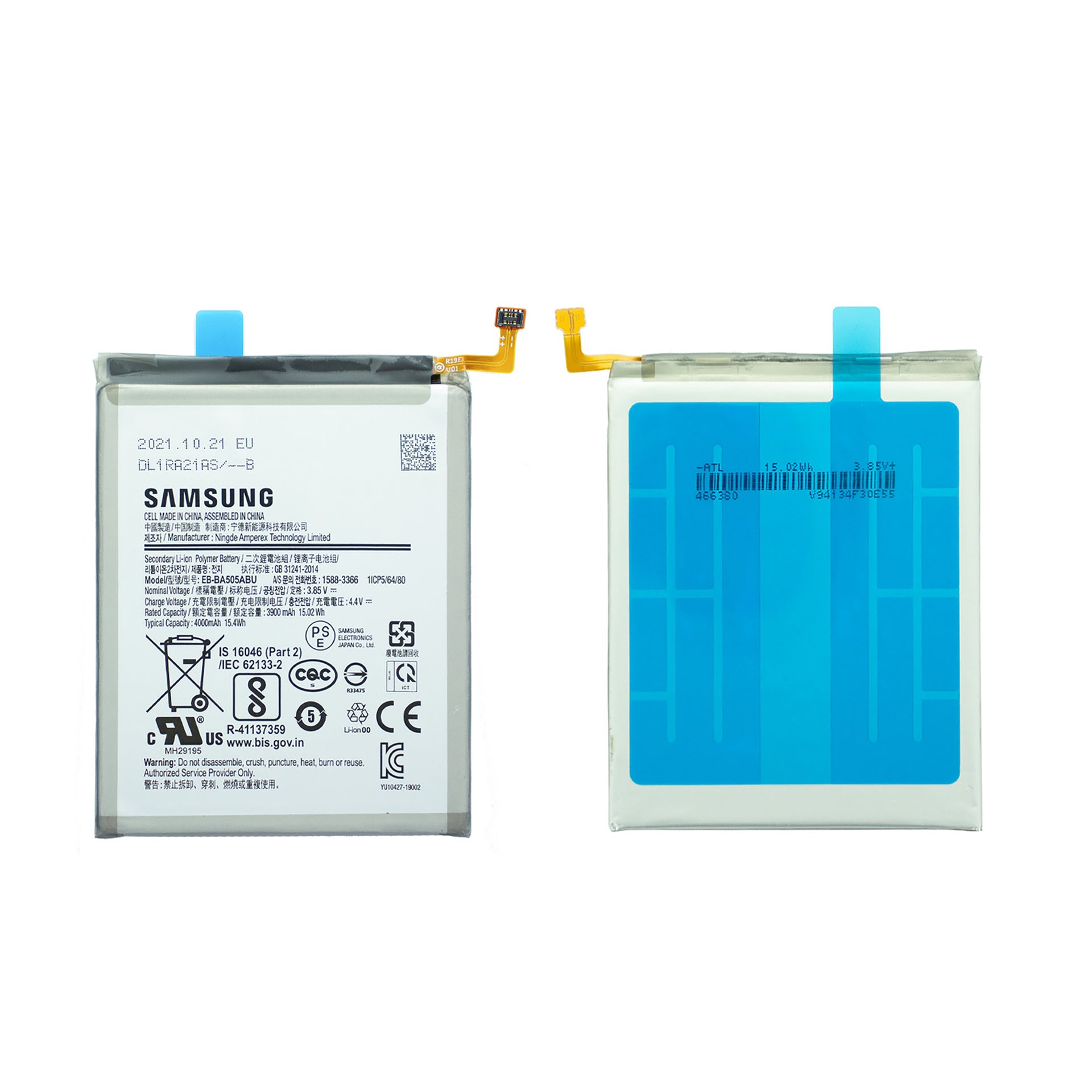 Samsung Galaxy A50 A505F, A30 A305F, A30S A307F, A20 A205F Battery EB-BA505ABU Original