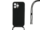 Rixus TPU Necklace Cord Cover For Apple iPhone 12 Pro Black