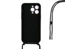 Rixus TPU Necklace Cord Cover For Apple iPhone 12 Pro Black