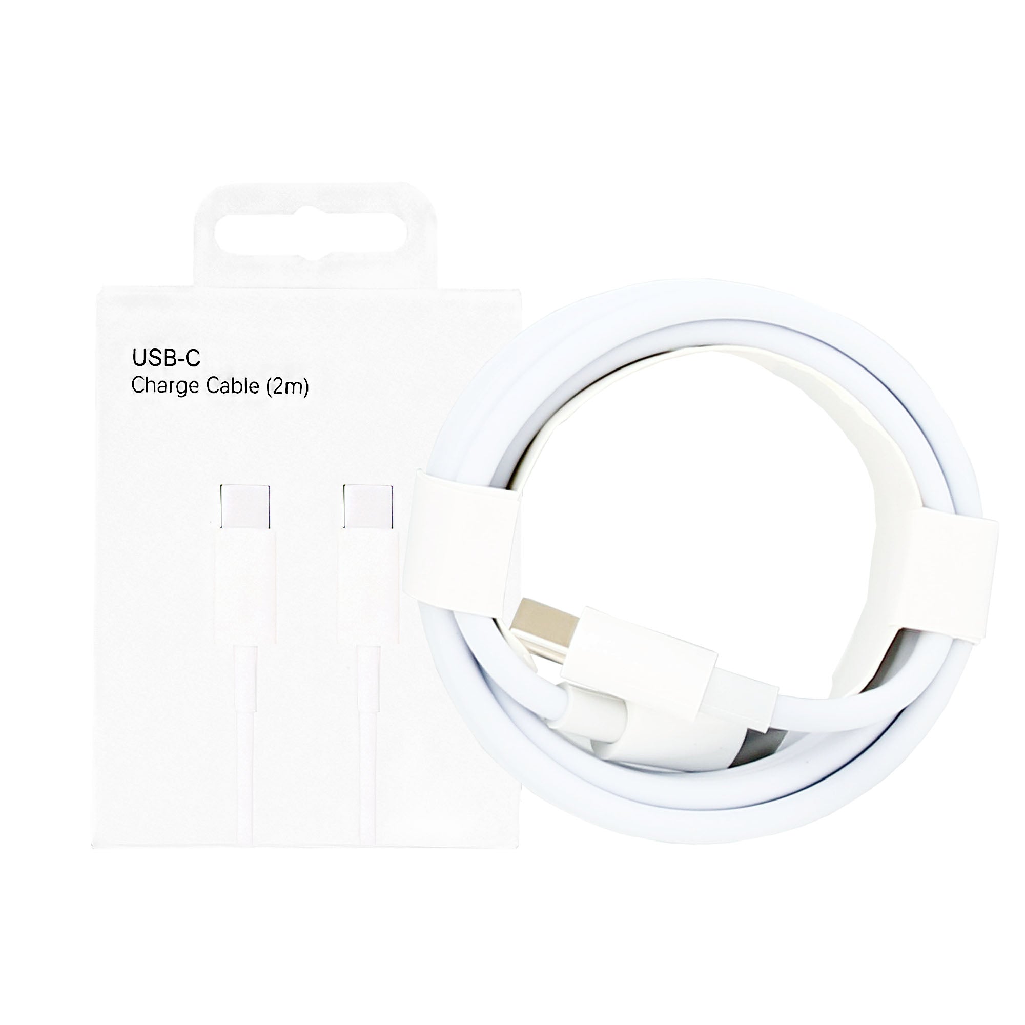 For Apple USB-C To USB-C Cable 200cm White Retail Box