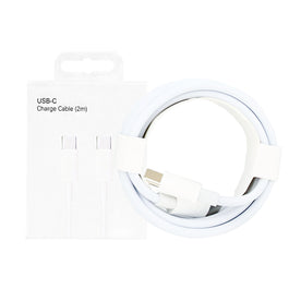 For Apple USB-C To USB-C Cable 200cm White Retail Box