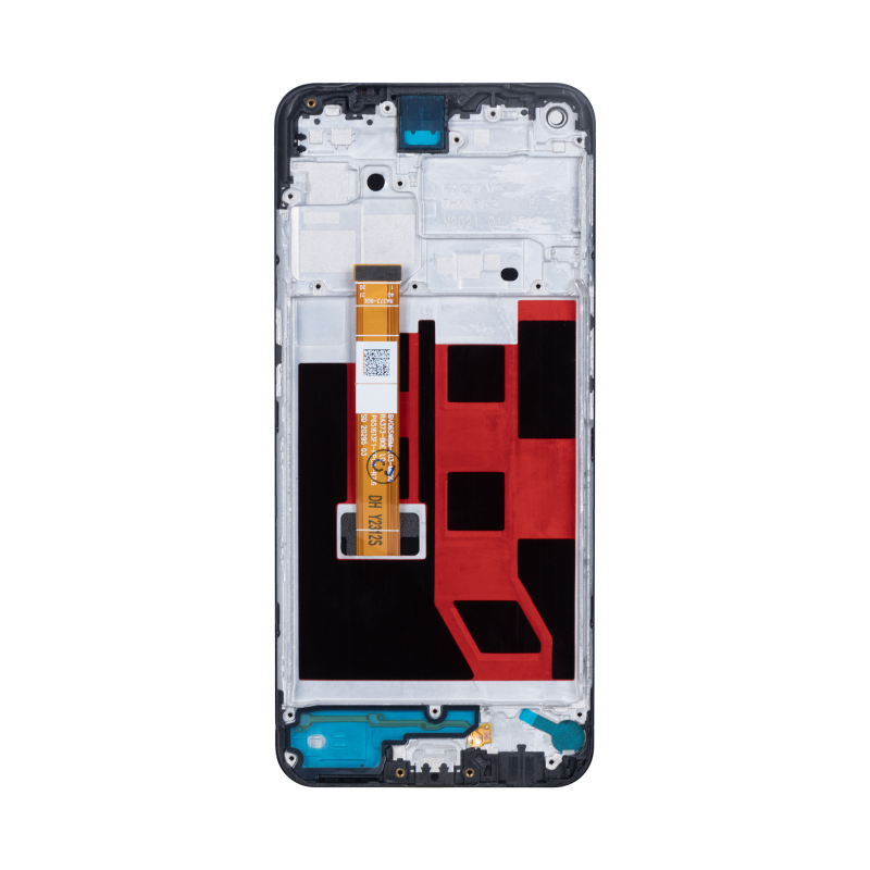 Oppo A53 4G CPH2127, A53S 4G CPH2139, CPH2135 Display And Digitizer With Frame Black OEM