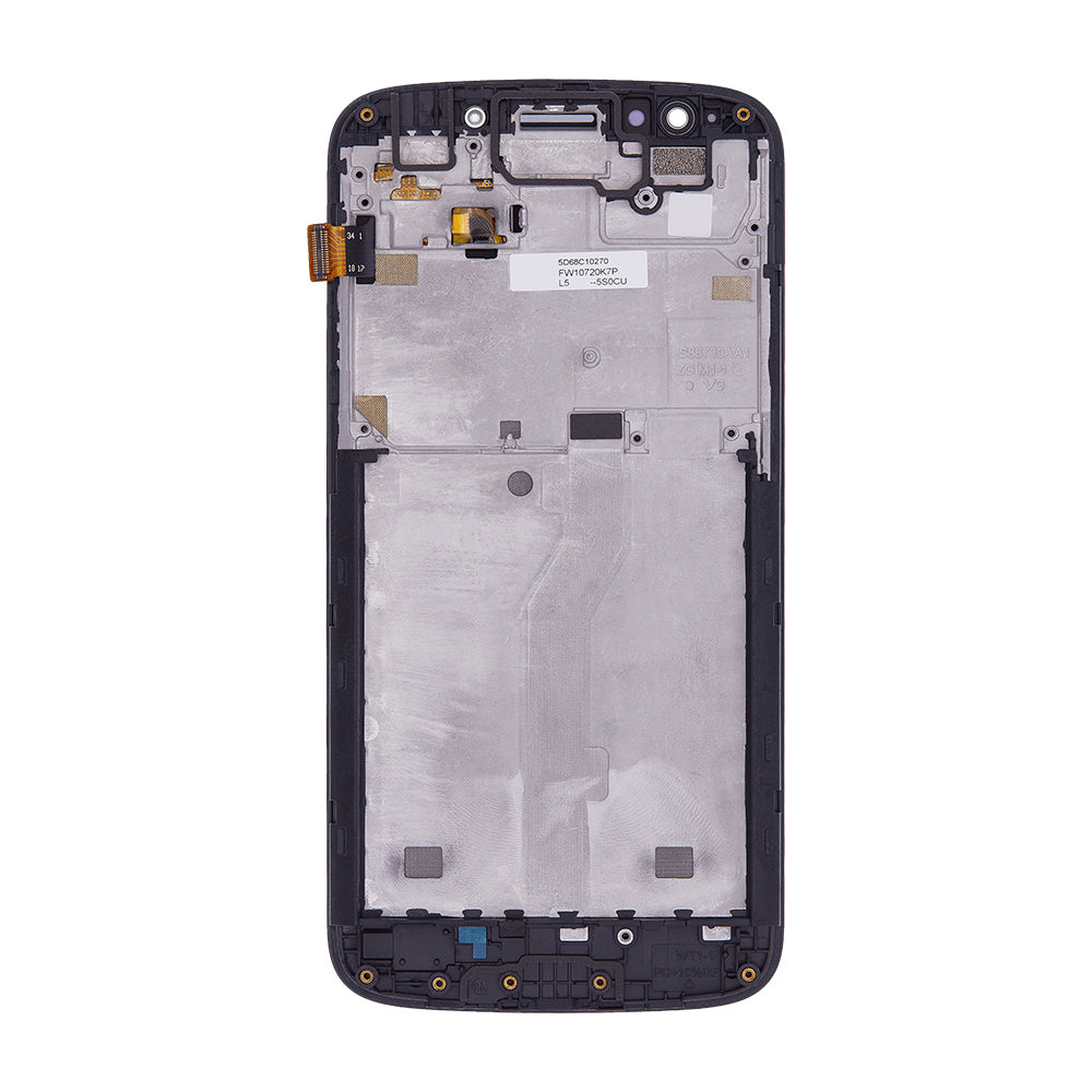 Motorola Moto E5 Play Display And Digitizer With Frame Black OEM