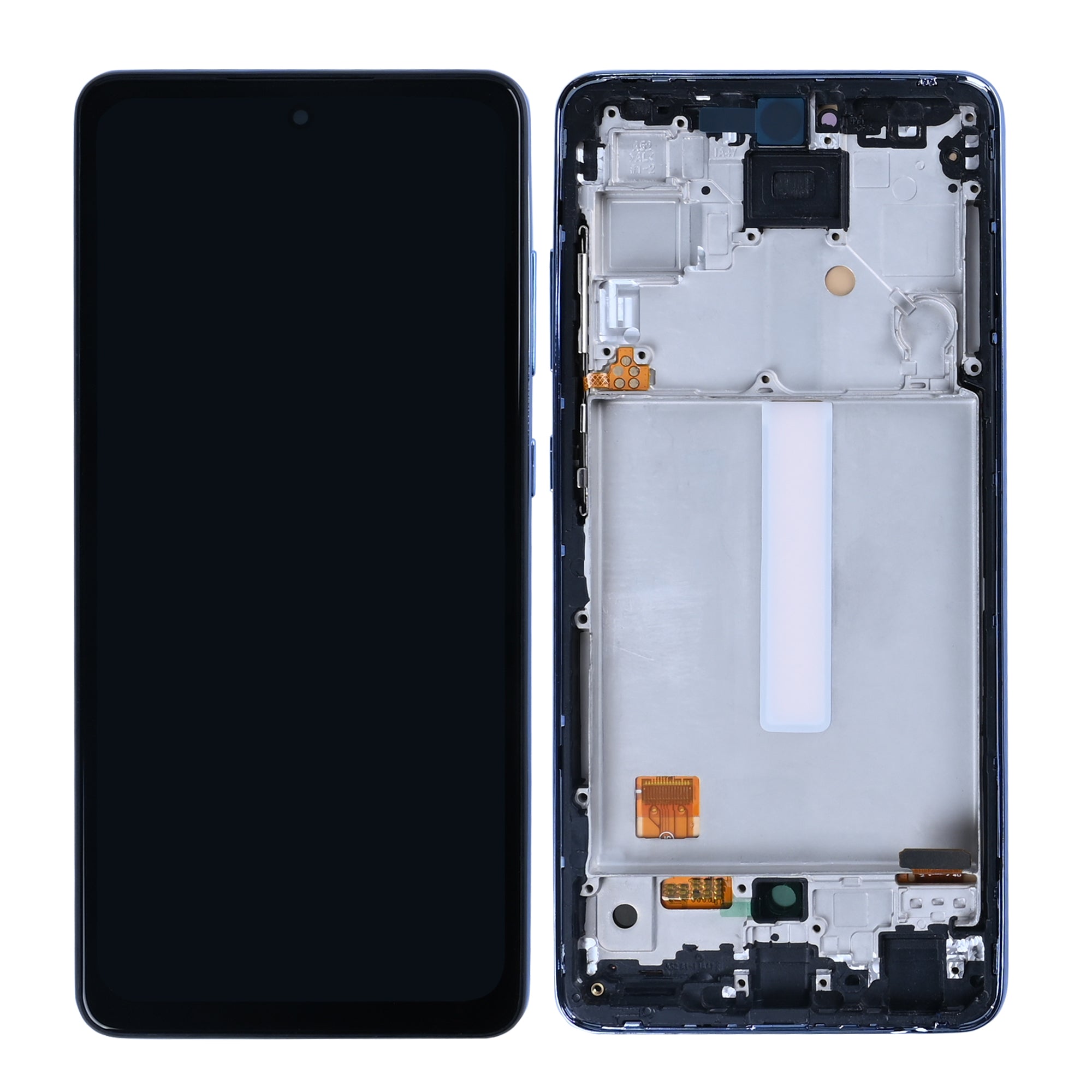 Samsung Galaxy A52 4G A525F Display And Digitizer With Frame Awesome Blue Soft-OLED