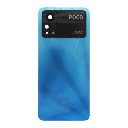 Xiaomi Poco X4 Pro 5G Back Cover With Lens Laser Blue OEM