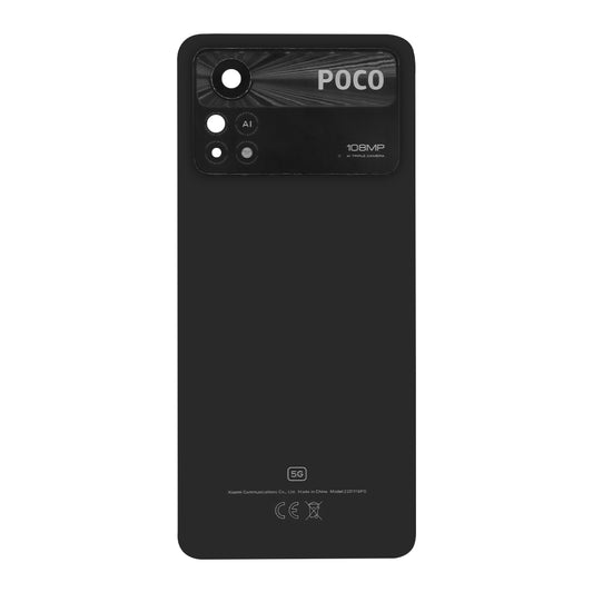 Xiaomi Poco X4 Pro 5G Back Cover With Lens Laser Black OEM