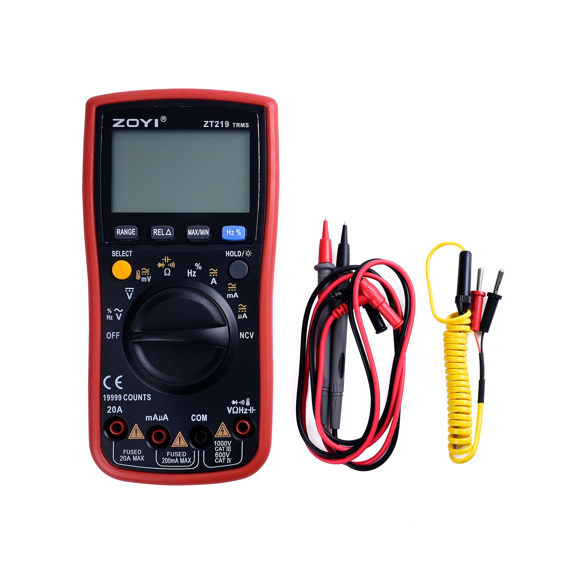 ZOYI ZT219 Digital Multimeter With Connector USB