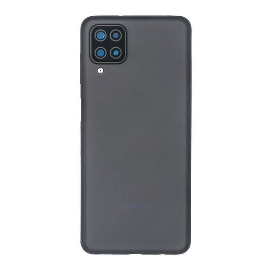 Samsung Galaxy A12 Nacho A127F Back Cover With Lens Black OEM