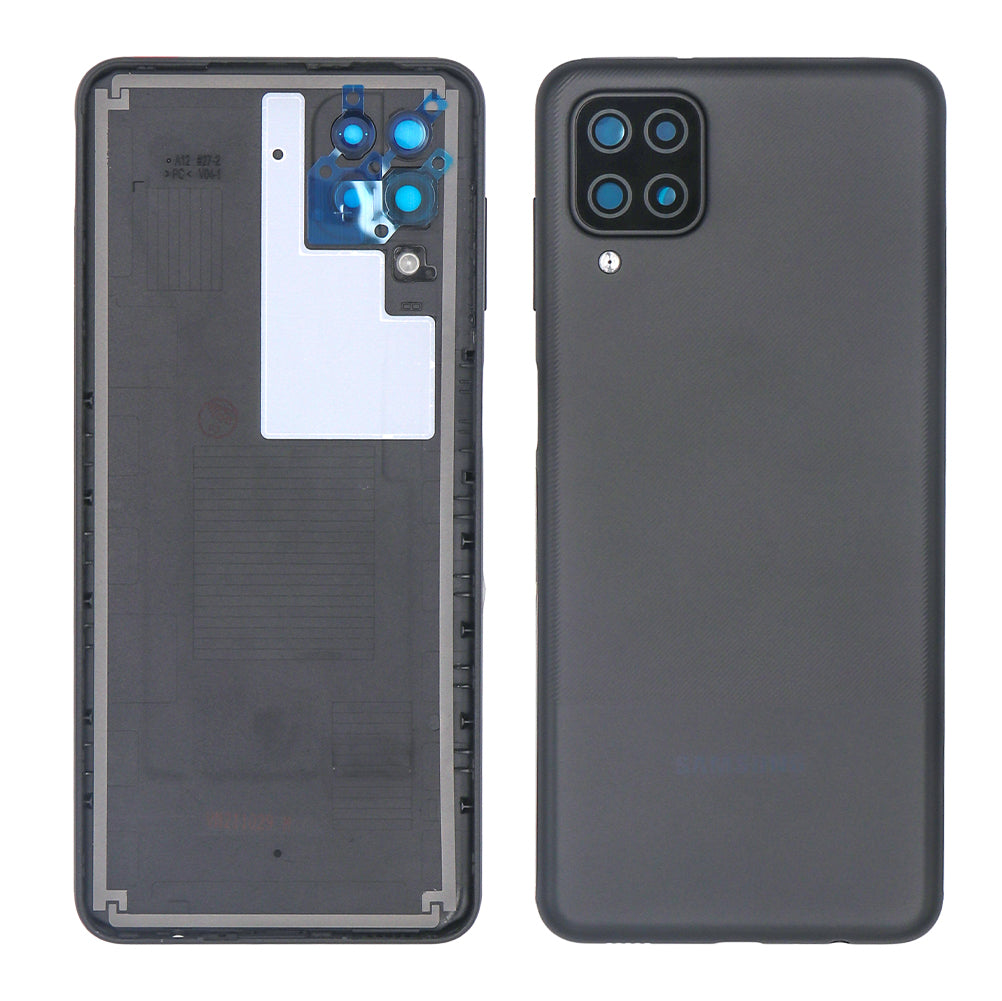 Samsung Galaxy A12 Nacho A127F Back Cover With Lens Black OEM