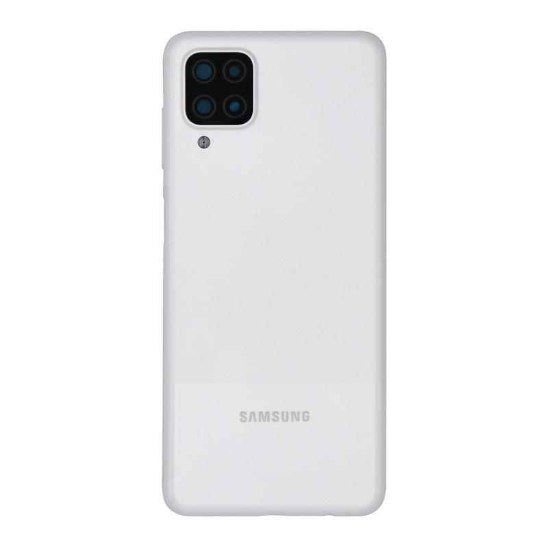 Samsung Galaxy A12 Nacho A127F Back Cover White With Lens (OEM)