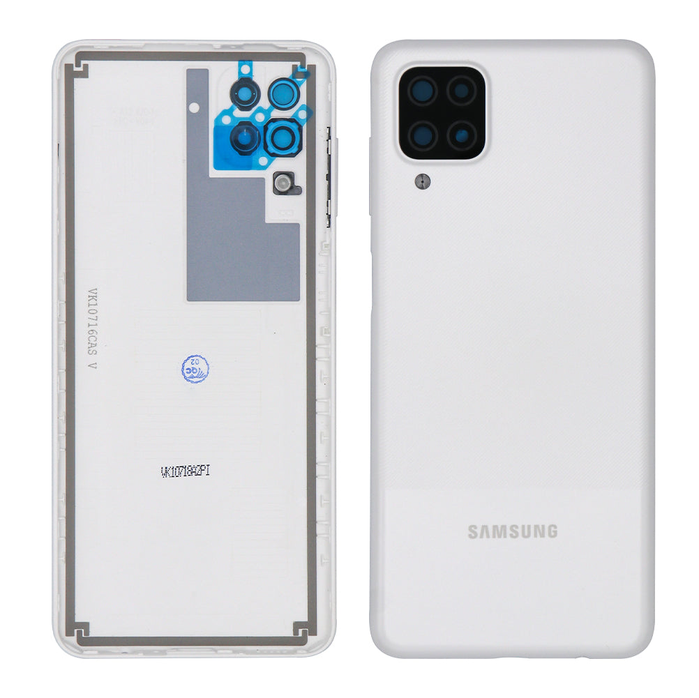 Samsung Galaxy A12 Nacho A127F Back Cover With Lens White OEM