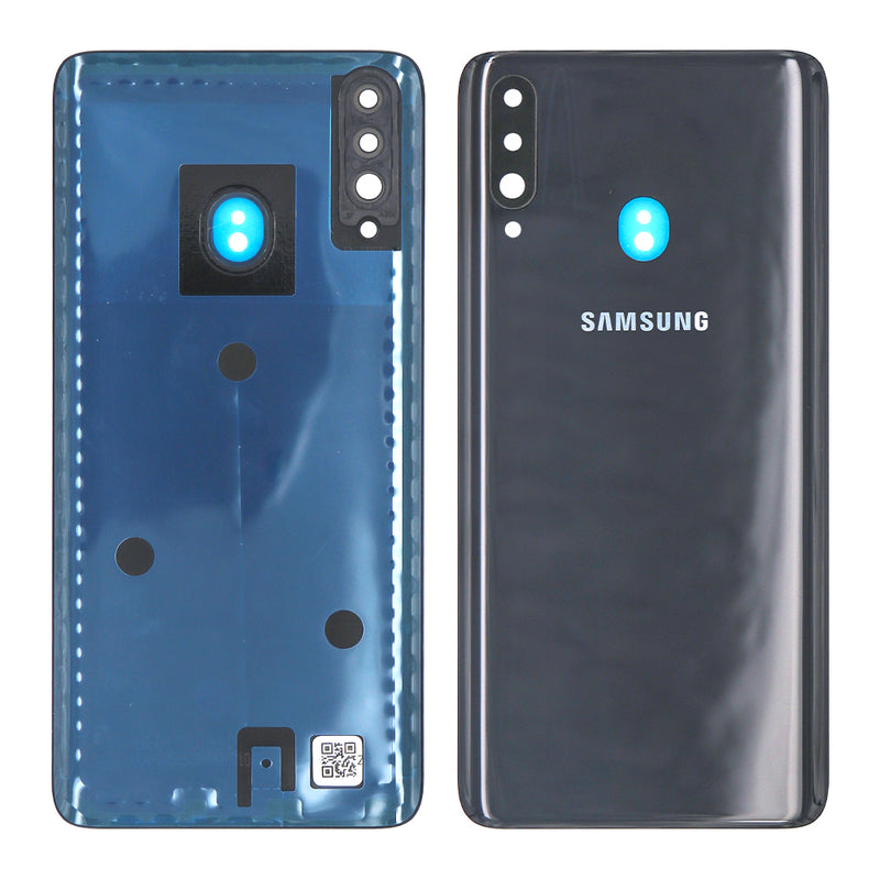 Samsung Galaxy A20s A207F Back Cover Black With Lens (OEM)