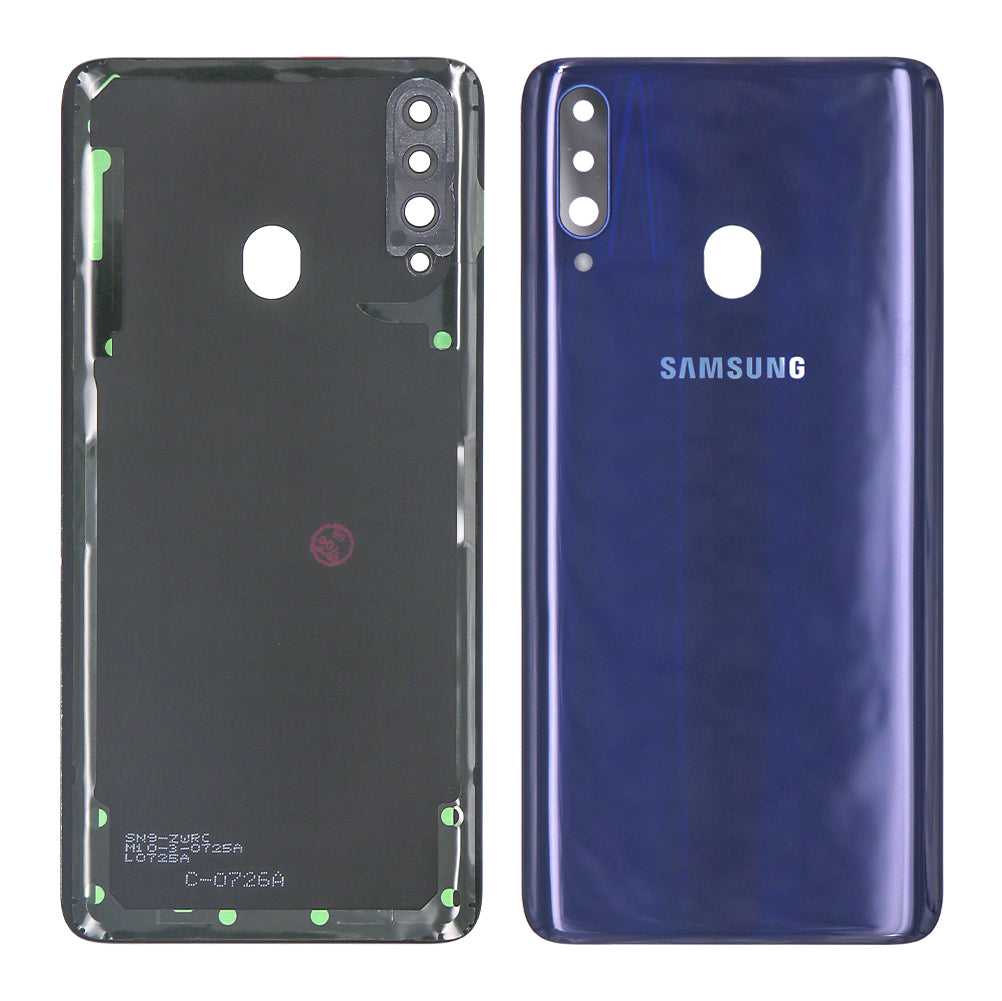 Samsung Galaxy A20s A207F Back Cover With Lens Blue OEM