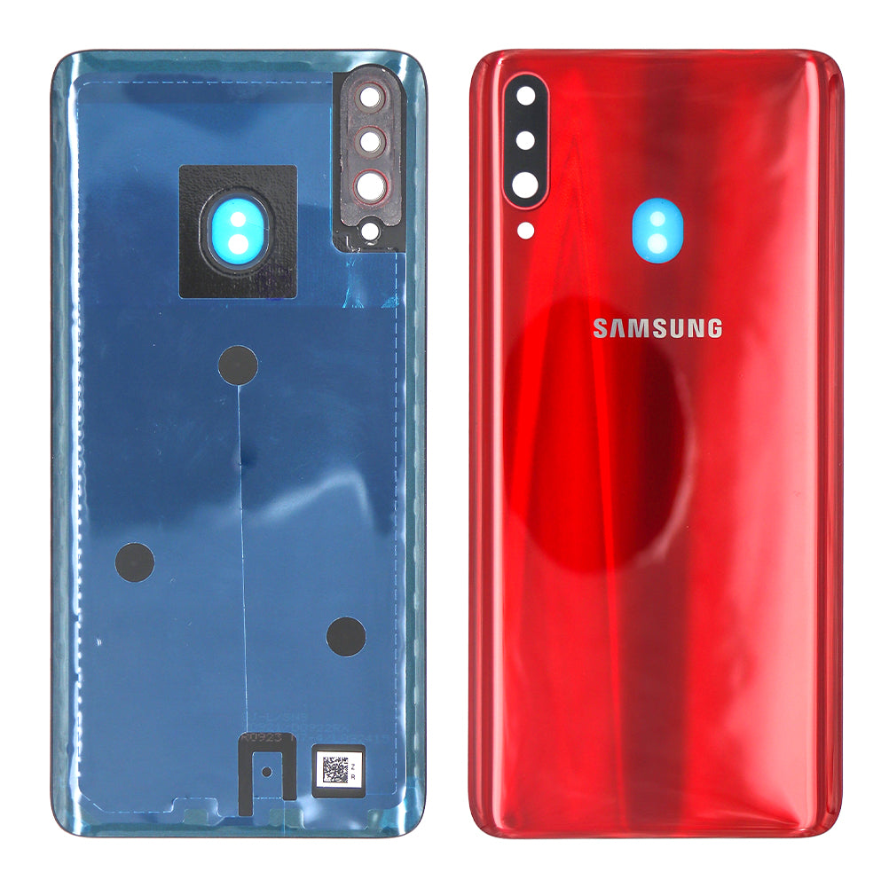 Samsung Galaxy A20s A207F Back Cover With Lens Red OEM