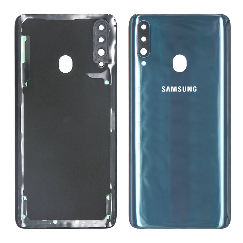 Samsung Galaxy A20s A207F Back Cover Green With Lens (OEM)