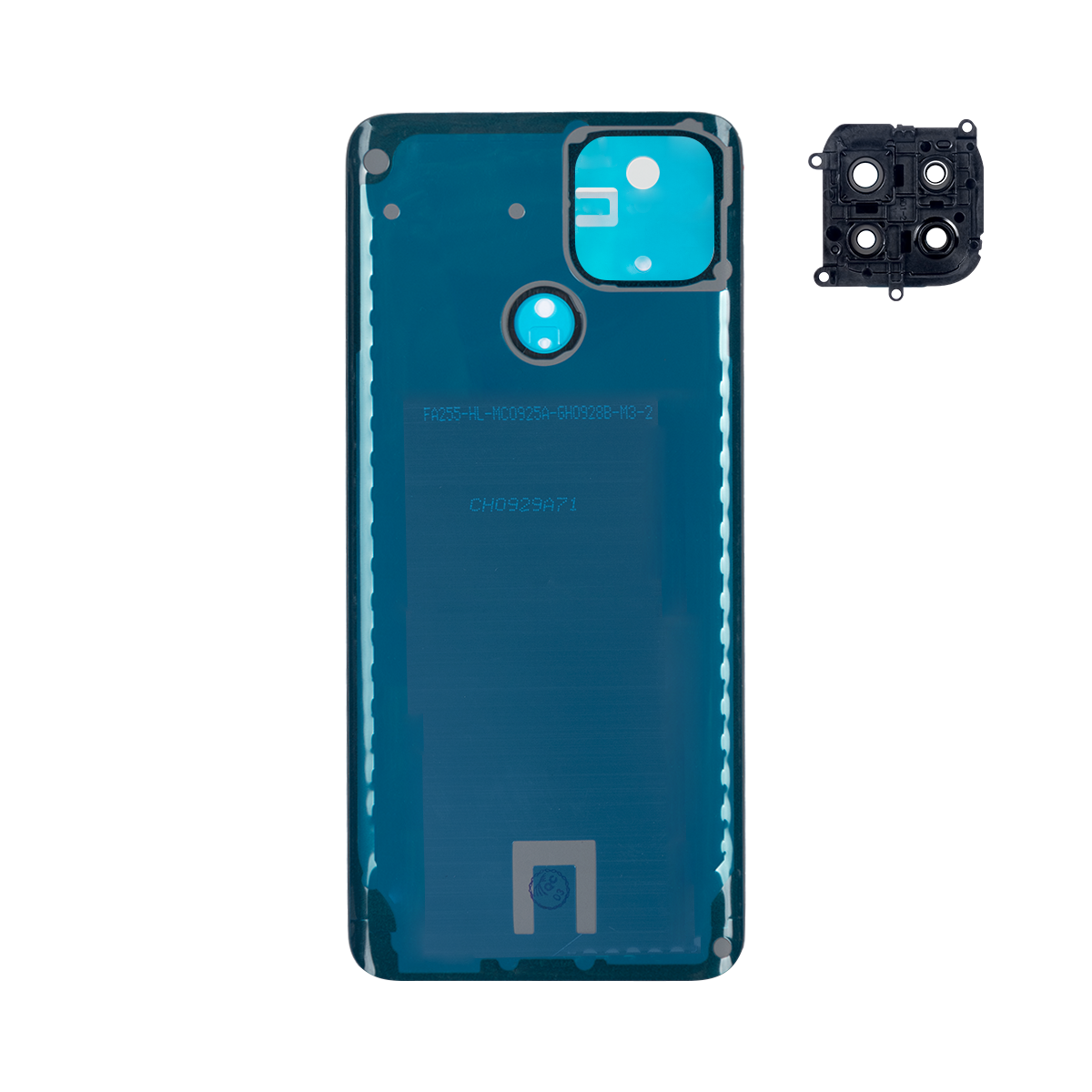Oppo A15s Back Cover With Lens Dynamic Black OEM