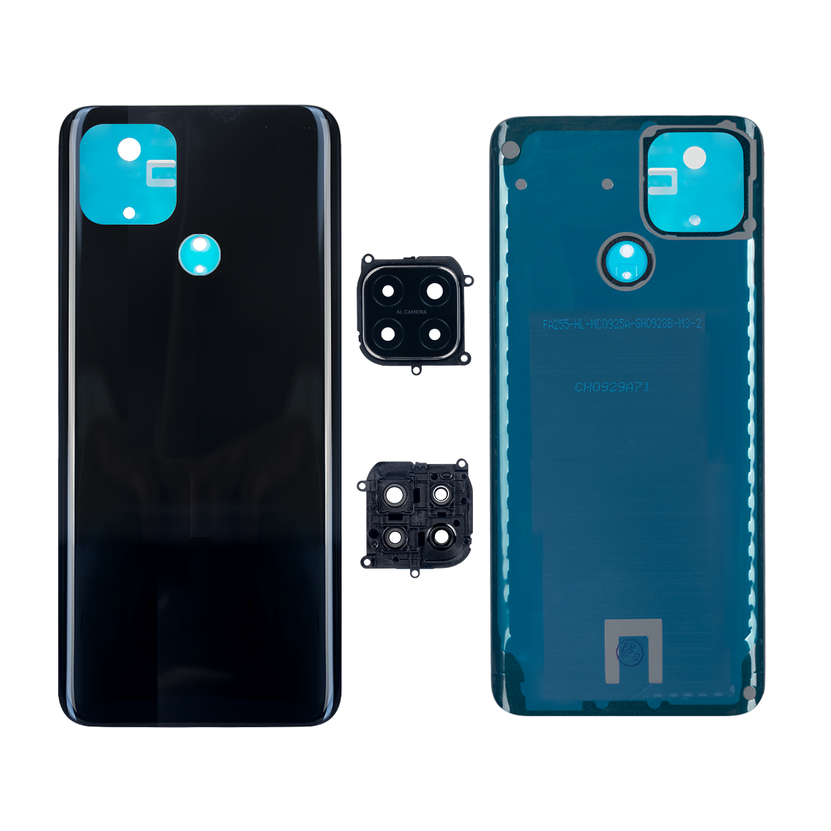Oppo A15s Back Cover With Lens Dynamic Black OEM