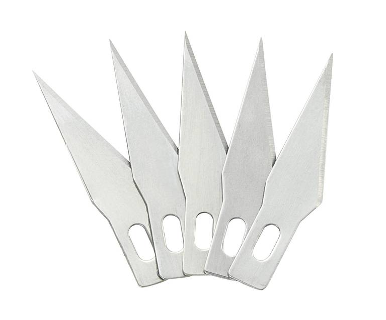 Precision Knife BSD-11A Blades Set Silver (10pcs)