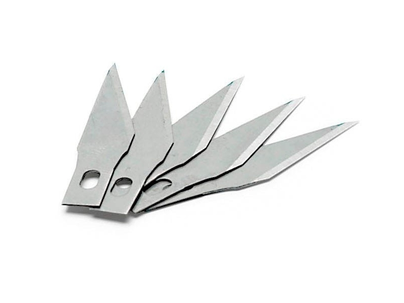 Precision Knife BSD-11A Blades Set Silver (10pcs)
