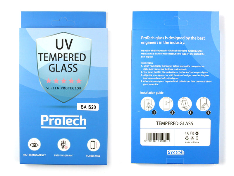 Samsung Galaxy S20 G980F Tempered Glass Liquid UV