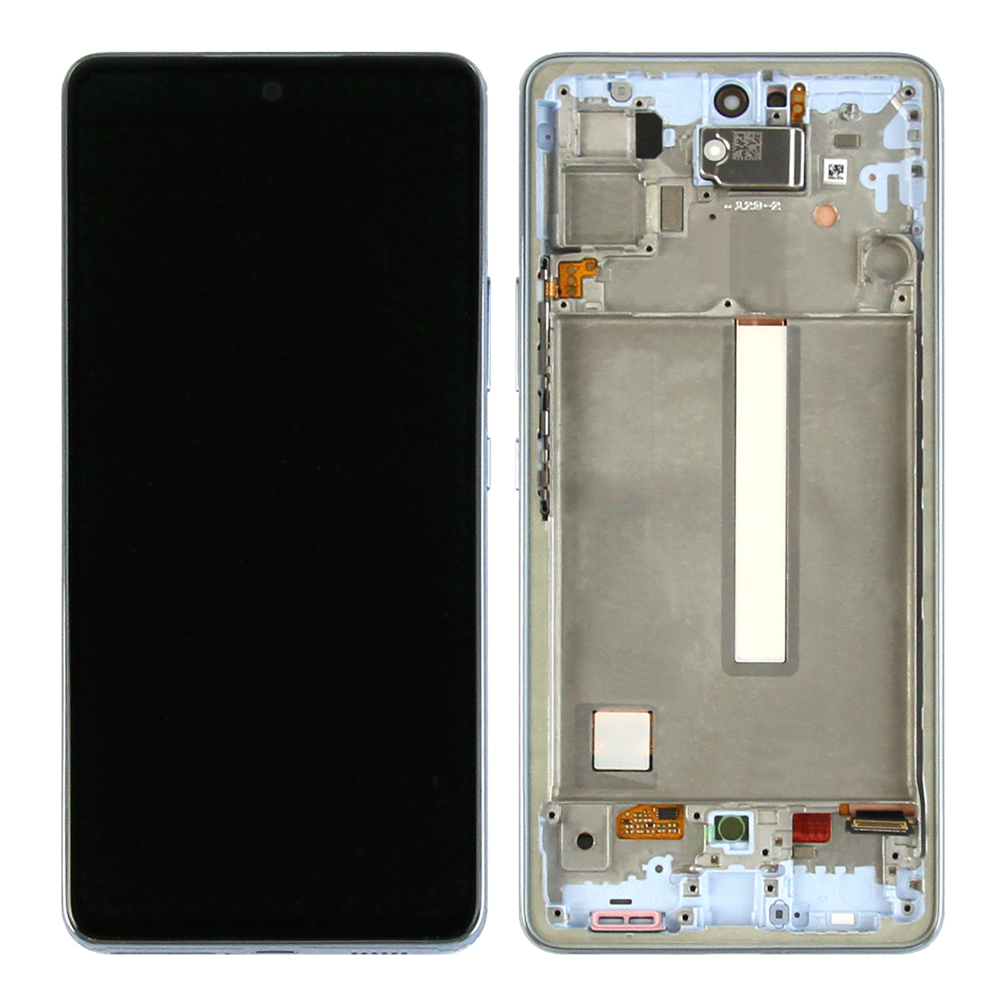 Samsung Galaxy A53 5G A536B Display And Digitizer With Frame Blue Service Pack