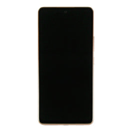 Samsung Galaxy A53 5G A536B Display And Digitizer With Frame Peach Service Pack