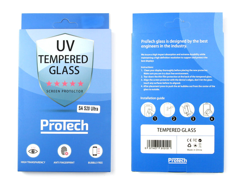 Samsung Galaxy S20 Ultra G988B Tempered Glass Liquid UV