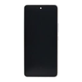 Samsung Galaxy A53 5G A536B Display And Digitizer With Frame White Service Pack