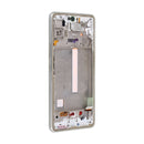 Samsung Galaxy A53 5G A536B Display And Digitizer With Frame White Service Pack
